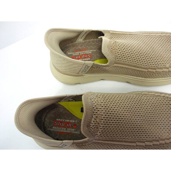 Skechers Men\'s Slip-Ons Memory Foam Arch Support  Khaki Casual Mesh Sz 9.5W main image 7